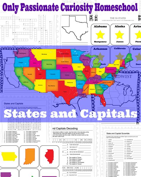 50 State Capitals Social Studies Worksheets English Worksheets