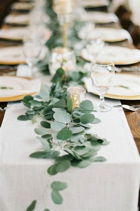 Eucalyptus Wedding Decor Ideas For Amazing Spring In Wedding Table Flowers Eucalyptus