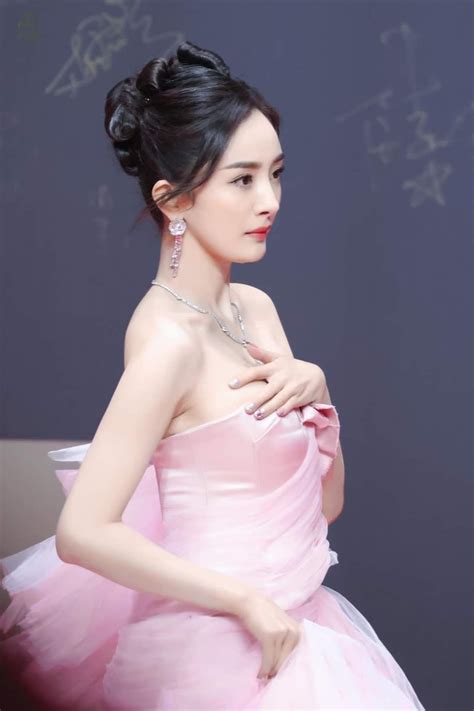 Formal Dresses Long One Shoulder Actresses Elegant Beauty Chinese Quick Fashion Yang Mi