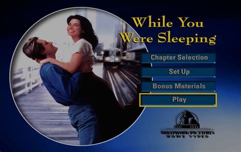 While You Were Sleeping 1995 Dvd Menus