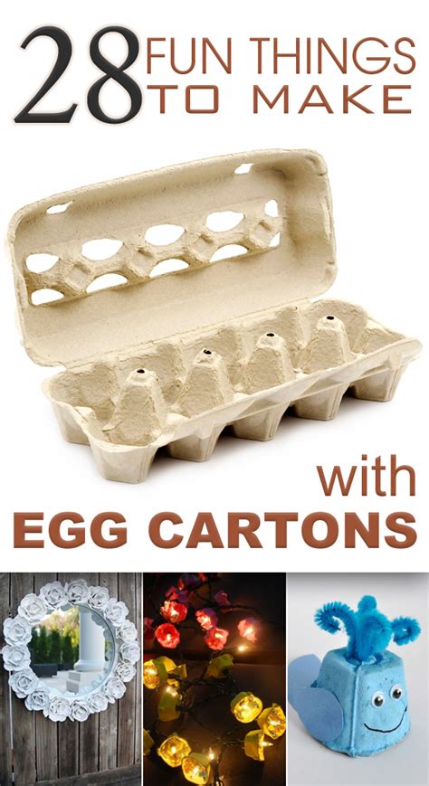 28 Fun Things To Make With Egg Cartons