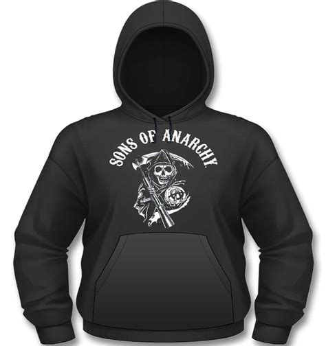 Official Sons Of Anarchy Classic Hoodie Somethinggeeky