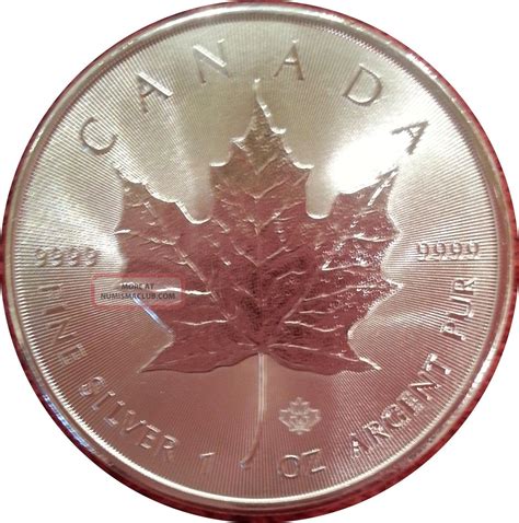 2014 Canadian Silver Maple Leaf 1 Oz 99 99 Pure Ira Approved