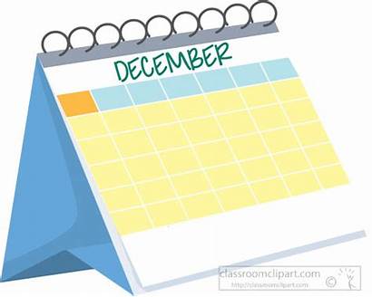 Clipart Calendar Monthly December Desk September Transparent