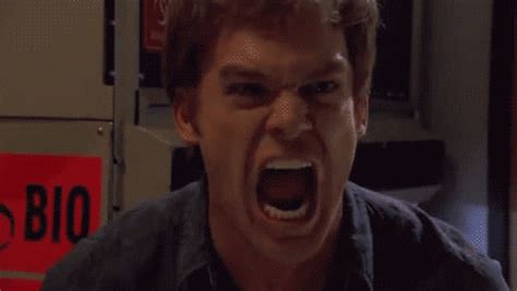 Angry Michael C Hall  Find And Share On Giphy