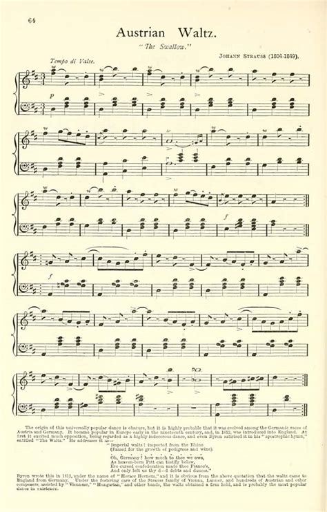 78 Page 64 Austrian Waltz Glen Collection Of Printed Music