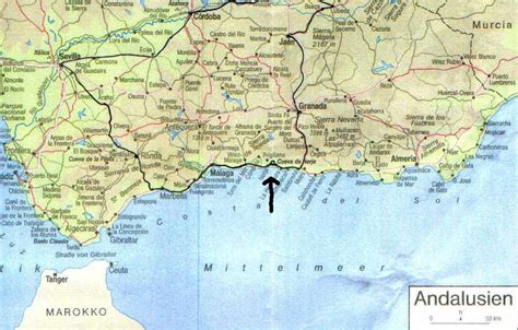 Man kan zooma in eller ut i kartan. Malaga Spanien Karte