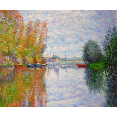 Autumn On The Seine At Argenteuil By Claude Monet Oil Paintings