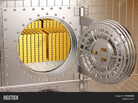 Bank Vault Gold Bars Image And Photo Free Trial Bigstock