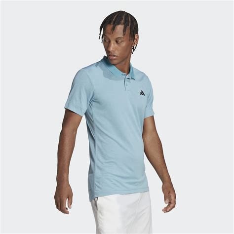 Adidas Tennis Freelift Polo Shirt Blue Adidas Qa