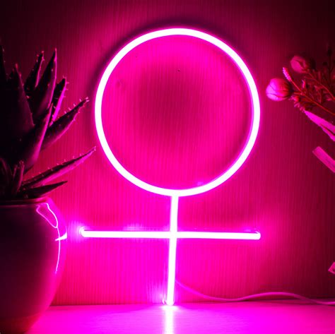 Female Symbol Decoration Flex Silicone Led Neon Sign St16 Fnu0069 In