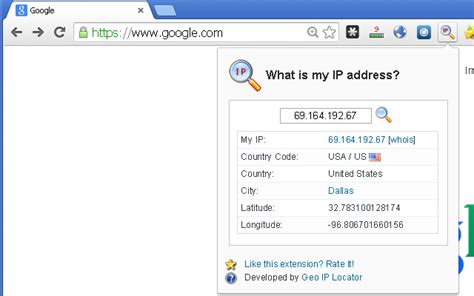 What Is My Ip Address Chrome Web Store