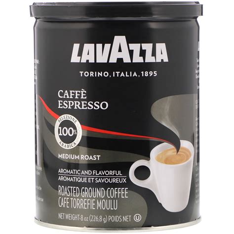 Lavazza Premium Coffees Ground Coffee Medium Roast Caffè Espresso 8