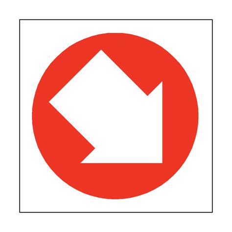 Arrow Sign Down Right Pvc Safety Signs