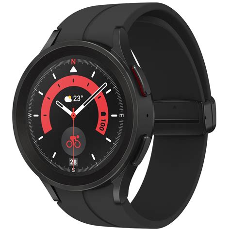 Samsung Galaxy Watch 5 Pro Smartwatch 45 Mm Lte Titanium Negru F64ro