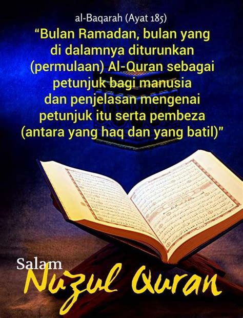 The qur'an is the holy book of islam, which is believed to be a revelation from allah. Dari Pena Ketua Pengarah: SALAM NUZUL AL-QURAN