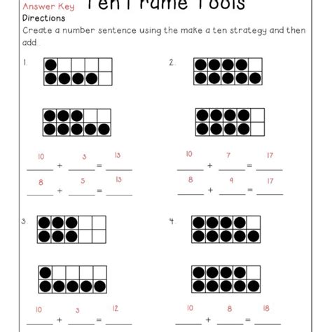 Make a Ten Strategy- Ten Frames and Number Bonds - IgnitED