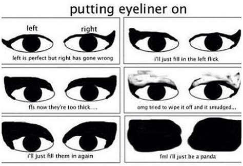 Triangular liquid eyeliner is the mark of the round eye, and is key to making your eyes pop. Different Eyeliner Styles to Try Now