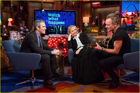 Video Andy Cohen Kisses Sting While Playing Spin The Bottle Photo 3827603 Andy Cohen Sting