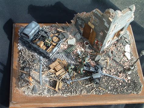 135 Diorama With Rso And Pak 40 Military Diorama Nightmare On Elm