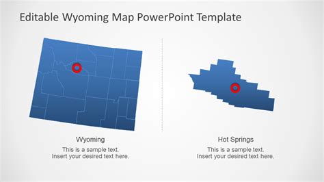Wyoming Us State Powerpoint Map Slidemodel