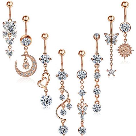 Best Rose Gold Belly Button Rings