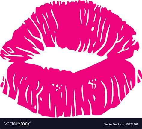 sexy lipstick kiss stain royalty free vector image