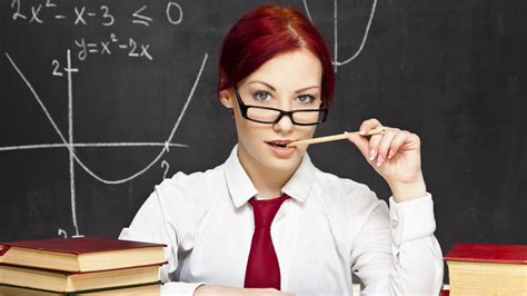 wallpaper model redhead long hair looking at viewer books women with glasses tie