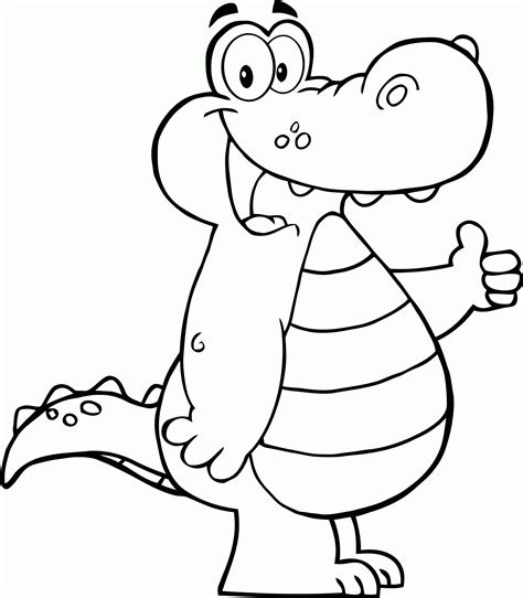 Alligator Coloring Pages Printable