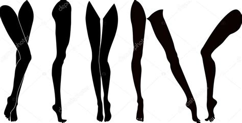 Female Legs Models — Stock Vector © Avpanov 98876274