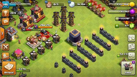 Clash of Clans - 173,000 DE in 7 days - Dropping trophy 2800+ to 2300