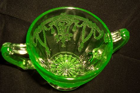 Green Depression Uranium Glass Collection Collectors Weekly