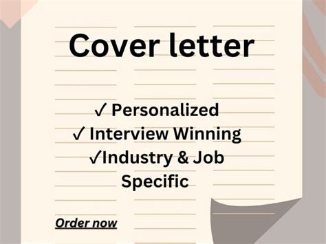 A Customizedgeneric And Professionaly Tailored Cover Letter In 24