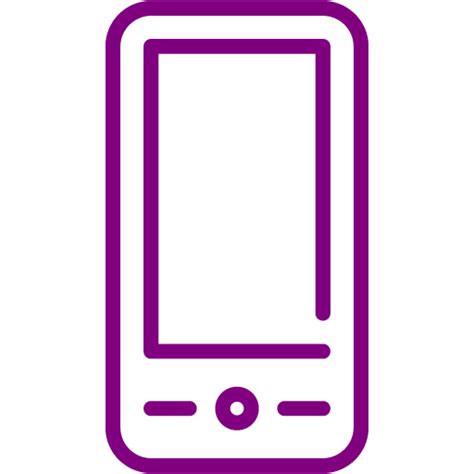 Purple Phone 72 Icon Free Purple Phone Icons