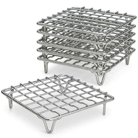 4 Cooling Baking Rack Set Of 6 Stainless Steel Wire Racks For Baking