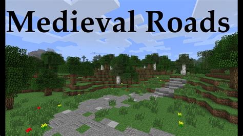 Minecraft Tutorial - Medieval Roads 