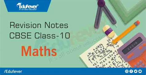 Cbse class 10 information technology syllabus. Download CBSE Class 10 Maths Revision Notes 2020-21 ...