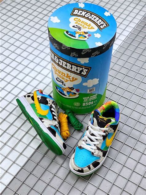 Ben And Jerrys X Dunk Low Sb Special Ice Cream Box Chunky Dunky Cu3244
