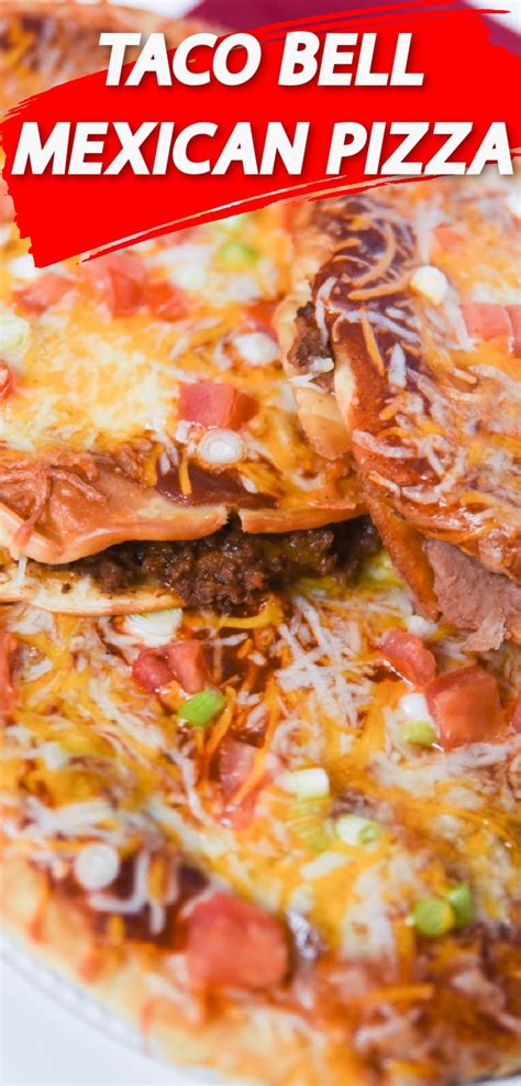 Another reason why mexicans were never too keen on taco bell's menu is that the chain's food isn't really mexican food, and the names of their menu items reflect that. Copycat Taco Bell Mexican Pizza