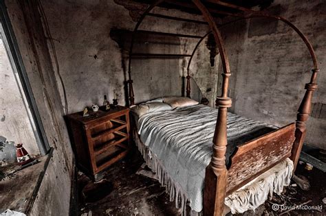 Another Shot Of A Young Girls Bedroom In An Abandoned Stone House With