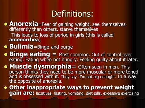 Ppt Body Image And Eating Disorders Powerpoint Presentation Free