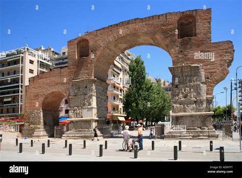 Galerius Arch In Salonika In Greece Stock Photo Alamy