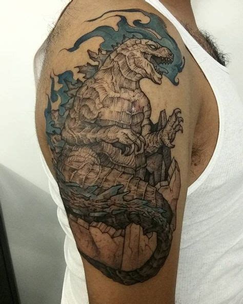 12 Ideias De Godzilla Tattoo Tatuagem Tatuagens Tatoo