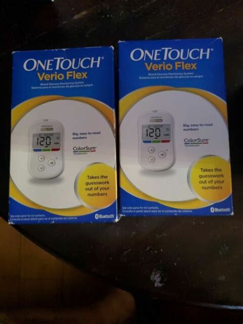 One Touch Verio Flex Kit Blood Glucose Monitoring System Lot Of Exp