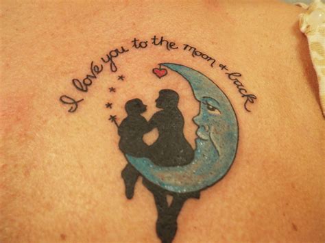 I Love You To The Moon And Back Tattoo By Beth Potter Congress Street
