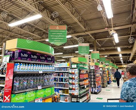 Aisles With Products Inside Of The Pao De Acucar Supermarket In The