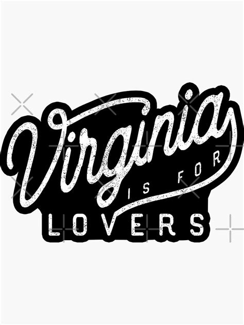 Virginia Is For The Lovers Sticker By Javaneka Redbubble