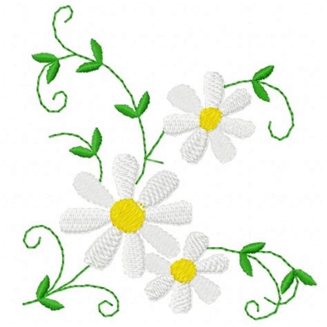 Daisy Free Embroidery Design Flowers Free Machine Embroidery Designs