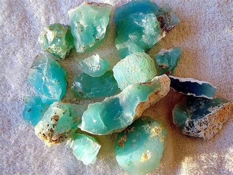 Beautiful And Powerful Gemstones — Gem Silica Rough Pieces By Arvind