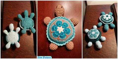 Super Cute Crochet Baby Turtle Free Pattern Diy 4 Ever